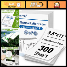 300 Sheets Thermal Printer Paper 8.5