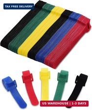 120 PCS 6 Inches Reusable Cable Ties, 5 Colors Adjustable Cord Organizer, Hook a picture