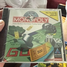 New, Sealed - Monopoly (1998) Windows 3.1/95 PC CD-ROM picture