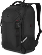 SwissGear Civic Pro Laptop Backpack, Black, 18