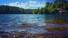 Landscape lake water Custom Gaming Mat Desk picture