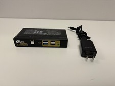 CKL 2 Port USB 3.0 Dual HDMI & VGA KVM Switch Unit W/ Adapter picture