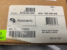 Avocent SwitchView SC4UAD-202 | 4-Port Secure KVM Switch | DVI, USB, Audio | NEW picture