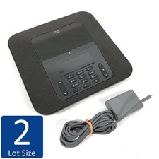 Lot of 2 Cisco CP-8832-K9 IP Conference Phone w/ PoE Injector picture