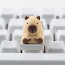 Artisan Keycaps Cute Capybara Closestool Resin Keycaps 1U ESC Custom Handmade... picture