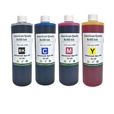 4x500ml Ink Refill Kit Bottles BKCMY For HP 950XL 951XL 952XL 962XL Universal picture