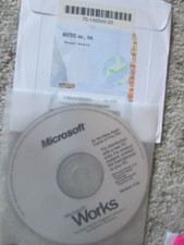Microsoft Works Version 4.5 CD-Rom PC Software 1997 Windows Office Disc + 6.0 picture