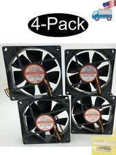 4-pack: NEW Evercool HIGH SPEED 80mm 3pin 5V DC Ball Bearing Cooling Case Fan picture