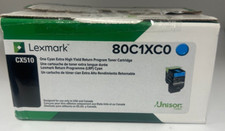 Lexmark 801 Cyan Extra High Yield Toner Cartridge (80C1XC0)- PNG picture