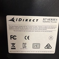 iDirect Evolution X7 Remote Satellite Modem Router 24/48v picture