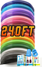 3D Pen Filament Refills 1.75mm PLA 15 Colors 240 Feet Compatible with SCRIB3D picture