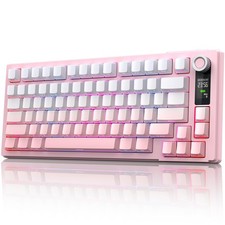 MOKURU Wireless Keyboard Pink Gradient BT/2.4G/USB-C picture