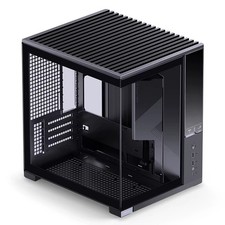 JONSBO D34 Micro ATX PC Case w/ Monitor Screen, 240mm Water Cooling Support picture