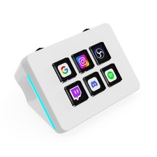 6-Key LCD Stream Dock Mini RGB Macro Pad Programmable Keypad for Windows Mac picture