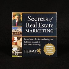 Secrets Of Real Estate Marketing - Trump University - 2009 - SEALED CD-ROM picture
