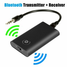 Bluetooth 5.0 Transmitter and Receiver 2-in-1 Wireless Audio Aux 3.5mm Adapter picture
