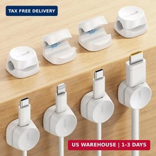 Lamicall 8 Pack Cord Organizer, [1s Lock] Cable Management Clips for Desk picture