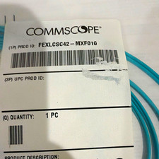CommScope FEXLCSC42-MXF010 LC-SC Duplex Fiber Optic Cable 1.6m Aqua picture
