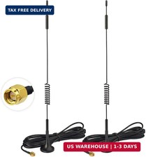 4G LTE 7dBi Magnetic Base MIMO SMA Male Cellular Antenna (2-Pack) picture