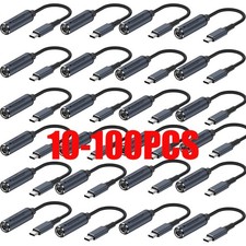 Lot 10-100 For HP DELL 100W 7.4mm Power Adapter Converter Cable To USB-C Port US picture