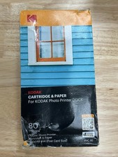 Kodak 1 Cartridge & 80 Sheets Paper For Kodak Printer Dock PHC-80 New Sealed picture
