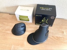 DELUX Ergonomic Vertical Wireless Mouse 2-Pack M618Air GX M618 Plus Mint picture