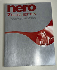 Nero 7 Ultra Edition Enhanced Video Editing Software Quickstart Guide BOOK ONLY picture