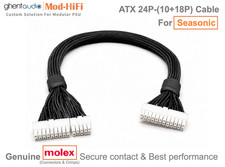 ⚡️ATX 24-Pin Cable for Seasonic PRIME Titanium Series TX850 TX1600-📏60cm/24inch picture