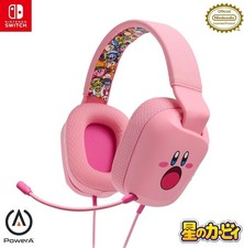 PowerA Wired Headset for Nintendo Switch - Kirby's Dream Land Face JAPAN NEW FS picture