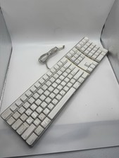 Apple A1048 Keyboard Wired USB White Full Size w/ Numeric Keypad Tested Working picture