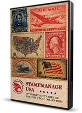 2026 Stamp Inventory Software USA - USB Edition. SCOTT™ Licensed Catalog #s. picture