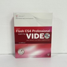 Adobe Flash CS4 Professional Learn by Video Training DVD-Rom Mac Windows Linux picture