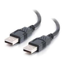 5 Pack Legrand C2G 28105 USB A to A Cable 3.3ft USB 2.0 Black picture