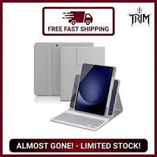 360° Rotating Case for Galaxy Tab A11 Plus with 7-Color Backlit Keyboard picture
