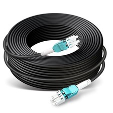100ft/30m OD5mm Industrial TPU OM3 Fiber LC Outdoor Armored Fiber Cable picture