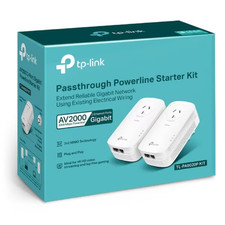 TP-LINK AV2000 2-Port Gigabit Passthrough Powerline Starter Kit picture