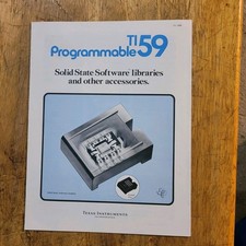 Programmable TI 59 Solid State Software Module Brochure picture