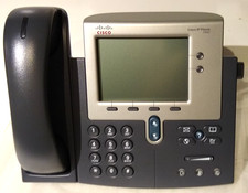 Cisco CP-7942G IP VoIP Ethernet Desktop Phone, Handset, Cord, w/ Box picture
