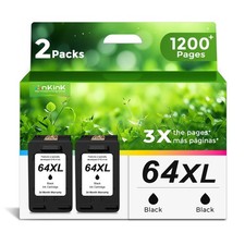 64XL Ink Cartridges Replacement for HP 64 Black Ink Cartridge HP64 HP64XL picture