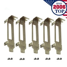 5pcs Low Profile Bracket for LSI 9280-8E 9200-8E HP 422 Ext SFF-8088 Dell H810 picture