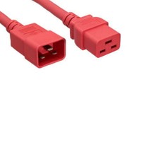 10' Red AC Power Cable for HPE HP 242867-005 Cabinet Power Supply Jumper Cord picture