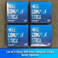 4-NEW INTEL COMPUTE STICKS STK1AW32SC Windows 10 NEW-IN-BOX picture