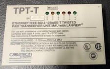 Cabletron TPT-T Ethernet Adapter Twisted Pair Transceiver with Lanview picture