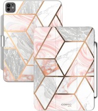 i-Blason for iPad Pro 11 Inch Case with PencilHolder TPU Shockproof Cover Marble picture