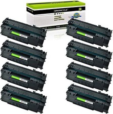 8PK Q7553A 53A BK Laser Toner Fits For HP LaserJet P2014D P2014N P2014DN Printer picture