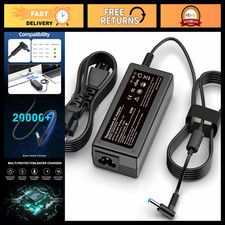 65W/45W Laptop Charger Replacement - Smart Blue Tip Power Adapter for HP Laptops picture