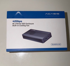 ACASIS 40Gbps M.2 NVMe SSD Enclosure with Cooling Fan, TBU 405 Pro for M1 M2 ... picture