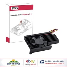 Aluminum Heatsink and Cooling Fan for Raspberry Pi 5 with Easy Installation picture