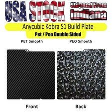Kobra S1 Build Plate 264x276mm Double Sided , Flexible Steel S1 Build Plate picture