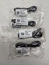 Set Of 4 Dell 3Ft Power Mickey Mouse Style Cord DP/N 0K260C - New picture